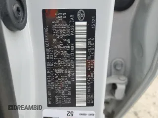 2023 Toyota Camry SE with VIN 4T1G11AK8PU139888, listed as a Copart auction lot 44609775 with 10,931 mi miles and Salvage Title. Bid and sale history available at DreamBid. Image 12.