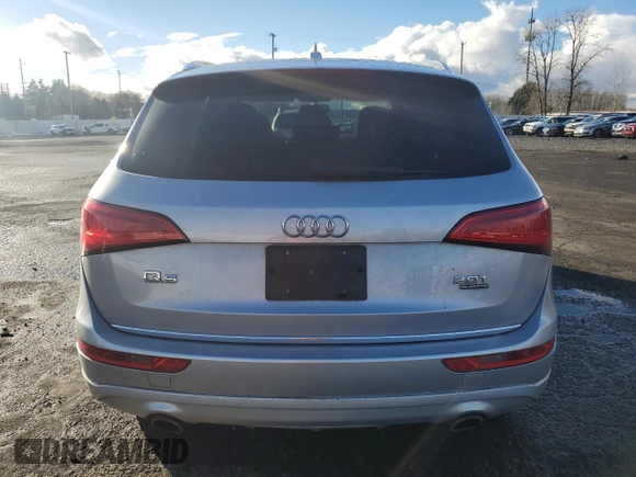 2016 Audi Q5 Premium Plus with VIN WA1L2AFP7GA058347, listed as a Copart auction lot 45809295 with 78,063 mi miles and Salvage Title. Bid and sale history available at carsss.com. Image 6.