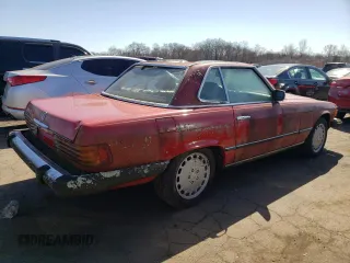 1983 Mercedes-Benz 380 SL with VIN WDBBA45A5DB022728, listed as a Copart auction lot 49351765 with 167,150 mi miles and Clean Title. Bid and sale history available at carsss.com. Image 3.