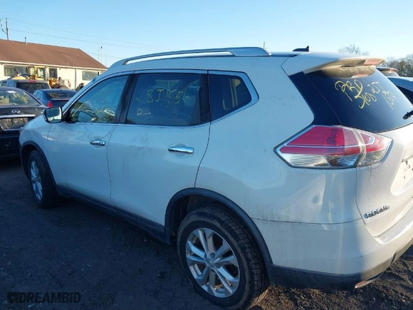 2016 Nissan Rogue SV with VIN KNMAT2MV2GP707020, listed as a IAAI auction lot 41574920 with 999,999 mi miles. Bid and sale history available at carsss.com. Image 13.