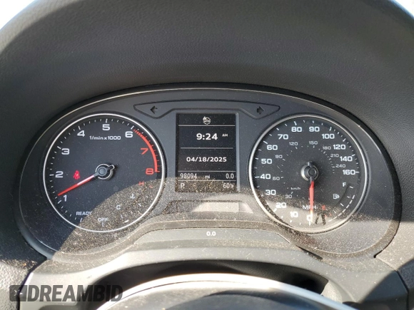 2017 Audi A3 Premium z VIN WAUAUGFF1H1027126, wystawiony jako Copart lot #53603255 z przebiegiem 98 094 mil mil oraz Szkoda całkowita • Salvage title. Historia ofert i sprzedaży dostępna na DreamBid. Obrazek 9.