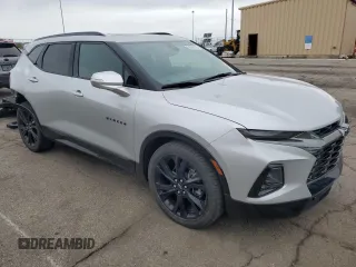 2022 Chevrolet Blazer RS с VIN 3GNKBKRSXNS159571, выставлен на аукционе Copart как лот 58585015 с пробегом 33 289 миль миль и Списание • Salvage title. История ставок и продаж доступна на DreamBid. Изображение 4.