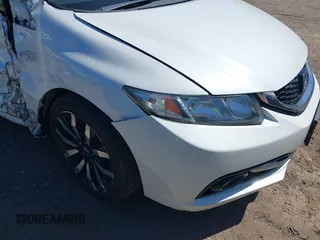 2015 Honda Civic EX-L with VIN 19XFB2F96FE203352, listed as a IAAI auction lot 42136173 with 152,124 mi miles. Bid and sale history available at carsss.com. Image 18.