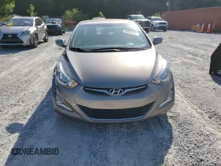 2015 Hyundai Elantra SE with VIN 5NPDH4AE2FH592573, listed as a Copart auction lot 59092025 with 62,870 mi miles and Salvage title. Bid and sale history available at DreamBid. Image 5.
