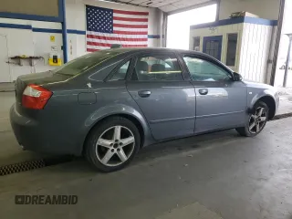 2004 Audi A4 1.8T with VIN WAULC68E44A071707, listed as a Copart auction lot 75366224 with 155,066 mi miles and Salvage Title. Bid and sale history available at carsss.com. Image 3.
