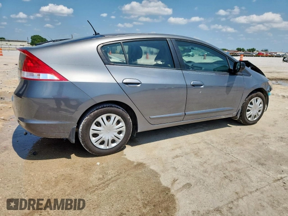 2010 Honda Insight LX with VIN JHMZE2H52AS043392, listed as a Copart auction lot 61347625 with 194,248 mi miles and Salvage title. Bid and sale history available at DreamBid. Image 3.