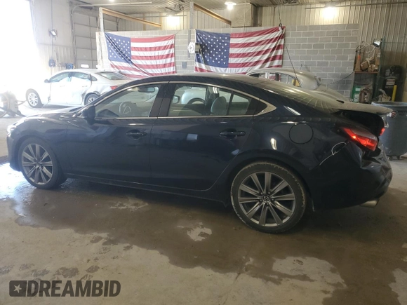 2018 Mazda 6 Grand Touring Reserve with VIN JM1GL1WY0J1307012, listed as a Copart auction lot 52105315 with 104,473 mi miles and Salvage Title. Bid and sale history available at DreamBid. Image 2.