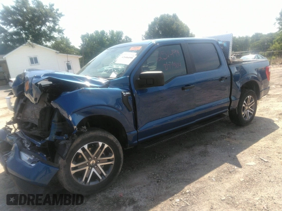 2022 Ford F-150 XL with VIN 1FTEW1EP3NKD77904, listed as a IAAI auction lot 42606099 with 88,961 mi miles and . Bid and sale history available at DreamBid. Image 17.