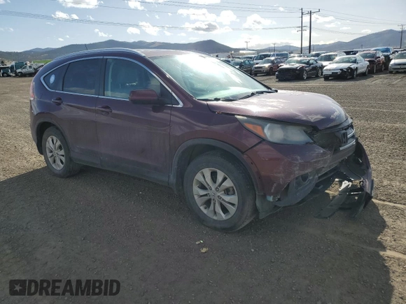 2012 Honda CR-V EX-L with VIN 5J6RM4H7XCL028874, listed as a Copart auction lot 52494475 with 234,035 mi miles and Salvage title. Bid and sale history available at DreamBid. Image 4.