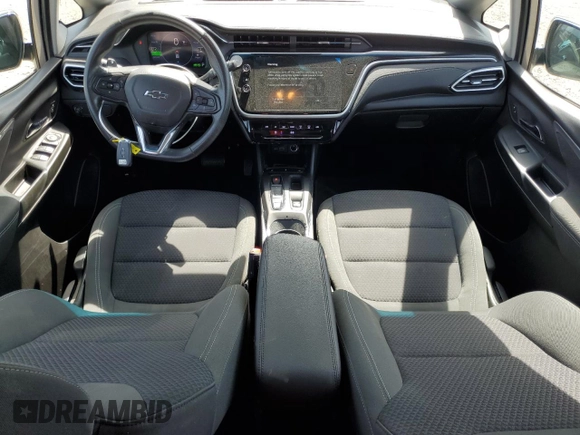 2023 Chevrolet Bolt EV 1LT with VIN 1G1FW6S09P4124885, listed as a Copart auction lot 57169545 with 47,426 mi miles and Salvage title. Bid and sale history available at DreamBid. Image 8.
