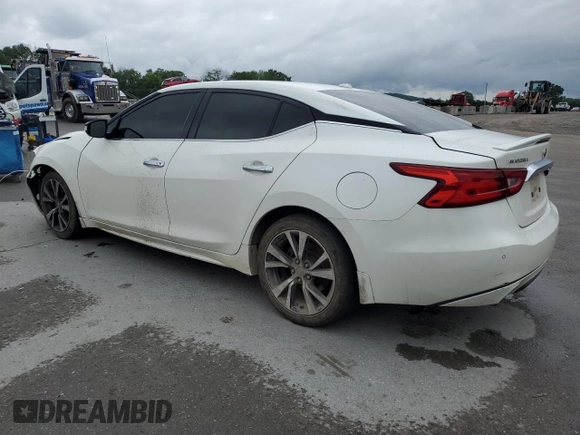 2016 Nissan Maxima SL with VIN 1N4AA6AP4GC403672, listed as a Copart auction lot 58226895 with 153,679 mi miles and Salvage title. Bid and sale history available at DreamBid. Image 2.