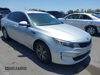 2017 Kia Optima LX with VIN 5XXGT4L31HG148770, listed as a IAAI auction lot 42528427 with 114,164 mi miles and . Bid and sale history available at DreamBid. Image 1.