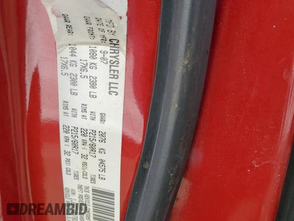 2008 Jeep Patriot Limited with VIN 1J8FF48W78D516989, listed as a Copart auction lot 88573945 with 212,997 mi miles and Salvage title. Bid and sale history available at DreamBid. Image 14.