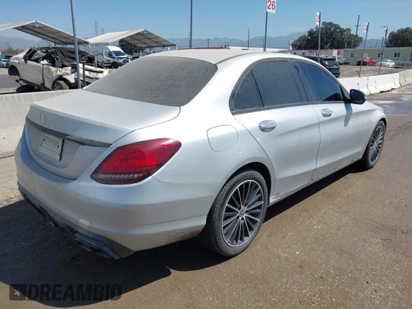 2021 Mercedes-Benz C 300 with VIN W1KWF8DB8MR632402, listed as a IAAI auction lot 41354706 with 38,931 mi miles and . Bid and sale history available at carsss.com. Image 4.
