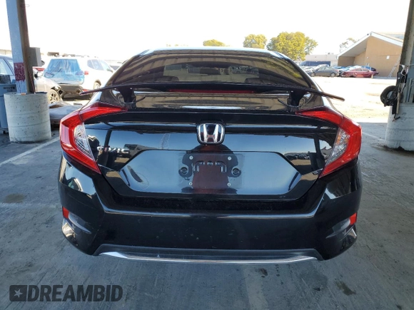 2020 Honda Civic LX with VIN 19XFC2F67LE207134, listed as a Copart auction lot 47595325 with 46,904 mi miles and Salvage Title. Bid and sale history available at DreamBid. Image 6.