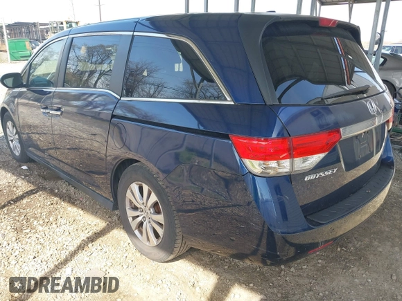 2014 Honda Odyssey EX-L with VIN 5FNRL5H66EB080708, listed as a IAAI auction lot 42067390 with 175,916 mi miles and . Bid and sale history available at carsss.com. Image 3.