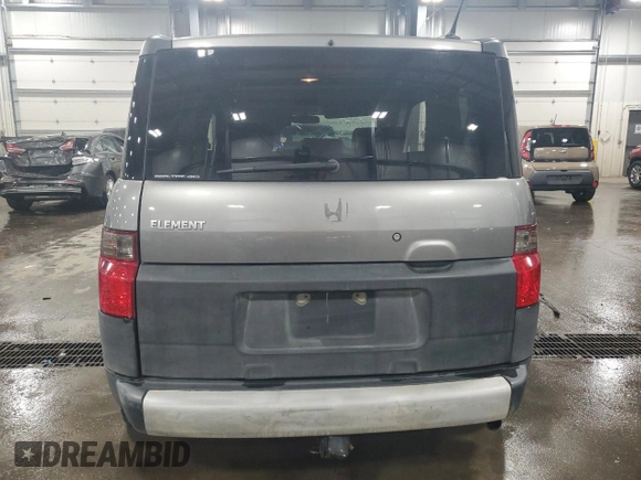 2005 Honda Element EX with VIN 5J6YH28695L011594, listed as a Copart auction lot 52623955 with 230,473 mi miles and Salvage Title. Bid and sale history available at DreamBid. Image 6.