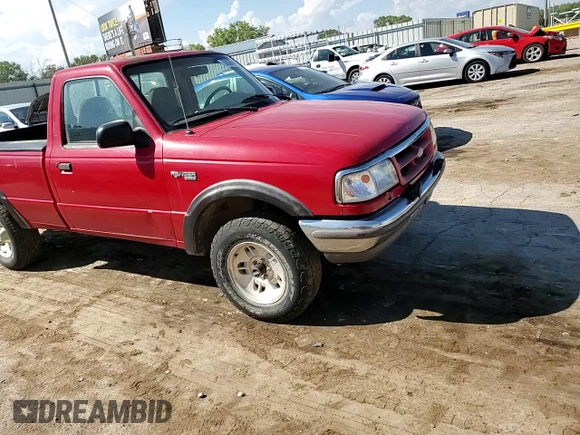 1997 Ford Ranger XLT with VIN 1FTCR11X1VTA20882, listed as a Copart auction lot 70052614 with 211,824 mi miles and Salvage title. Bid and sale history available at DreamBid. Image 11.
