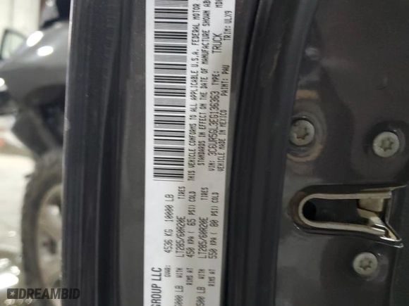 2014 Ram 2500 Longhorn with VIN 3C6UR5GL3EG136363, listed as a Copart auction lot 87637405 with 287,429 mi miles and Salvage Title. Bid and sale history available at carsss.com. Image 14.