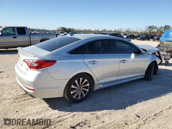 2015 Hyundai Sonata Limited with VIN 5NPE34AF6FH099331, listed as a Copart auction lot 45665955 with 93,913 mi miles and Salvage Title. Bid and sale history available at carsss.com. Image 3.