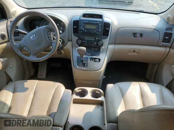 2008 Kia Sedona LX with VIN KNDMB233586242613, listed as a Copart auction lot 69119124 with 163,322 mi miles and Clean Title. Bid and sale history available at carsss.com. Image 8.