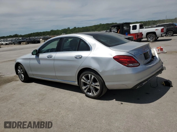 2018 Mercedes-Benz C 300 with VIN WDDWF4KB1JR416379, listed as a Copart auction lot 56462095 with 51,947 mi miles and Salvage title. Bid and sale history available at DreamBid. Image 2.