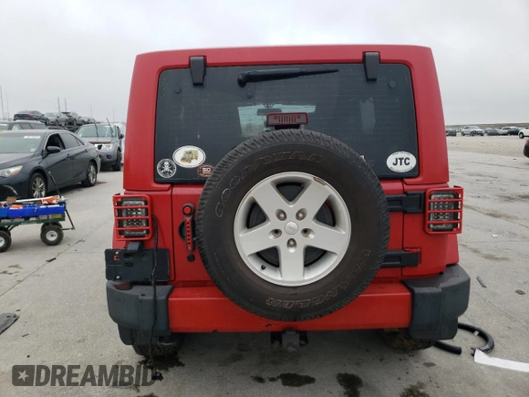 2012 Jeep Wrangler Unlimited Sport RHD with VIN 1C4BJWKGXCL102296, listed as a Copart auction lot 48905975 with Not provided miles and Salvage title. Bid and sale history available at DreamBid. Image 6.