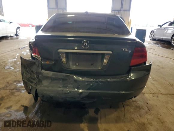 2004 Acura TL with VIN 19UUA66234A036244, listed as a Copart auction lot 46888675 with 0 mi miles and Salvage Title. Bid and sale history available at carsss.com. Image 6.