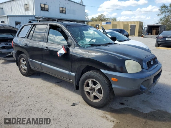 2002 Hyundai Santa Fe GLS with VIN KM8SC13D72U190570, listed as a Copart auction lot 77257524 with 244,808 mi miles and Salvage Title. Bid and sale history available at carsss.com. Image 4.