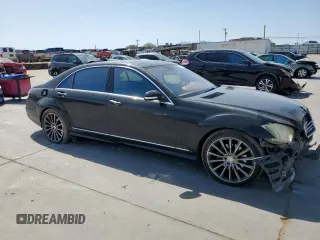 2007 Mercedes-Benz S-Class 5.5L V8 with VIN WDDNG71X87A083287, listed as a Copart auction lot 49724745 with 143,629 mi miles and Salvage Title. Bid and sale history available at carsss.com. Image 4.