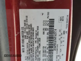 2016 Ford Fusion SE Hybrid with VIN 3FA6P0LU7GR162714, listed as a Copart auction lot 57532635 with 151,633 mi miles and Salvage title. Bid and sale history available at DreamBid. Image 12.