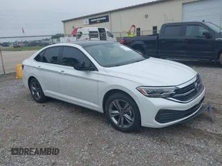 2023 Volkswagen Jetta SE with VIN 3VW7M7BU4PM061254, listed as a IAAI auction lot 42563741 with 35,468 mi miles and . Bid and sale history available at DreamBid. Image 1.