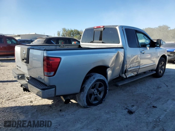 2004 Nissan Titan SE with VIN 1N6AA06AX4N580896, listed as a Copart auction lot 81741484 with 166,016 mi miles and Salvage Title. Bid and sale history available at carsss.com. Image 3.
