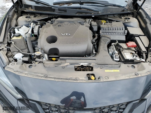 2023 Nissan Maxima SR with VIN 1N4AA6EV8PC506487, listed as a Copart auction lot 66585654 with 770 mi miles and Salvage Title. Bid and sale history available at carsss.com. Image 11.
