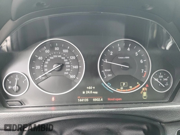 2015 BMW 4 Series 428i with VIN WBA4A5C52FGK15623, listed as a Copart auction lot 49856825 with 144,135 mi miles and Salvage Title. Bid and sale history available at DreamBid. Image 9.