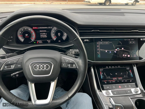 2021 Audi Q7 Premium with VIN WA1AXAF7XMD028911, listed as a Copart auction lot 86017744 with 81,815 mi miles and Clean Title. Bid and sale history available at carsss.com. Image 7.