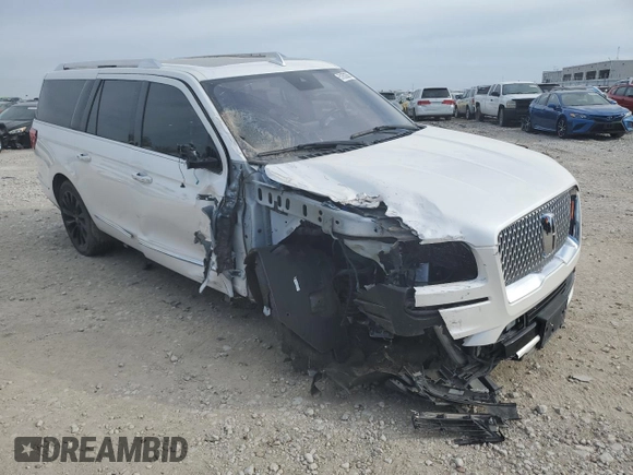 2018 Lincoln Navigator Select with VIN 5LMJJ3JT3JEL22480, listed as a Copart auction lot 51052065 with 96,120 mi miles and Salvage title. Bid and sale history available at DreamBid. Image 4.