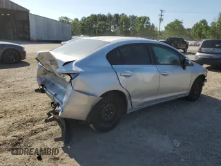 2012 Honda Civic LX with VIN 2HGFB2F52CH555956, listed as a Copart auction lot 53281255 with Not Provided miles and Salvage Title. Bid and sale history available at DreamBid. Image 3.