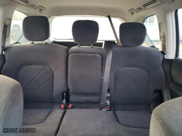 2017 Nissan Armada SV with VIN JN8AY2NC5H9506138, listed as a Copart auction lot 83483064 with 127,638 mi miles and Salvage Title. Bid and sale history available at carsss.com. Image 10.
