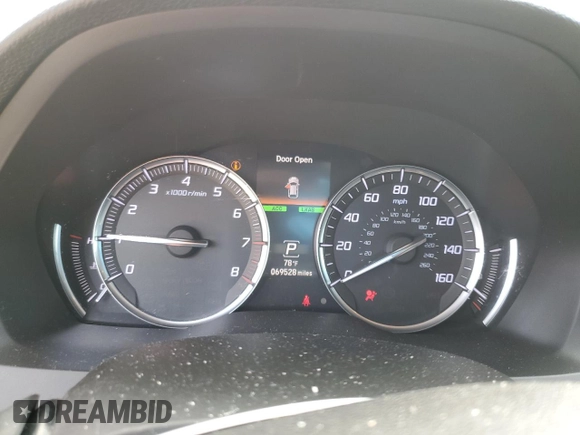 2019 Acura MDX with VIN 5J8YD3H39KL003375, listed as a Copart auction lot 50595035 with 69,528 mi miles and Salvage Title. Bid and sale history available at carsss.com. Image 9.