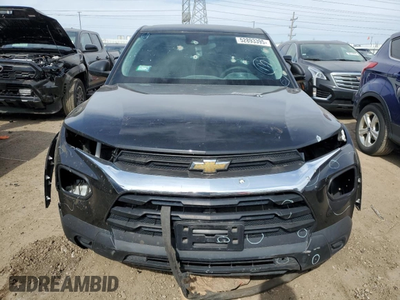 2021 Chevrolet TrailBlazer LS with VIN KL79MMS26MB082616, listed as a Copart auction lot 52893395 with 47,175 mi miles and Salvage Title. Bid and sale history available at carsss.com. Image 5.
