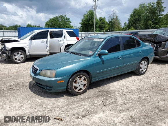 2006 Hyundai Elantra GLS with VIN KMHDN46DX6U243980, listed as a Copart auction lot 60692605 with 144,309 mi miles and Clean title. Bid and sale history available at DreamBid. Image 1.