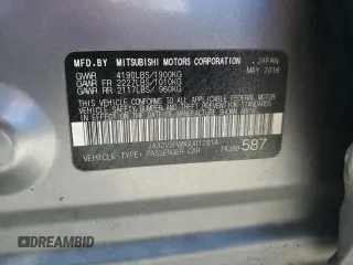 2016 Mitsubishi Lancer SE with VIN JA32V2FW9GU012814, listed as a Copart auction lot 67021084 with 66,902 mi miles and Salvage Title. Bid and sale history available at carsss.com. Image 12.