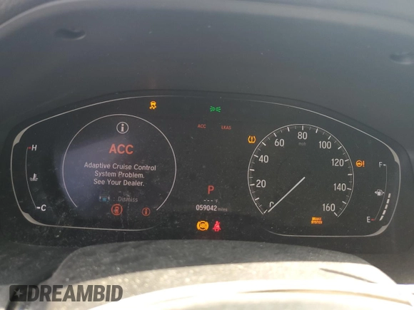 2018 Honda Accord EX with VIN 1HGCV1F48JA102920, listed as a Copart auction lot 61797325 with 59,042 mi miles and Salvage title. Bid and sale history available at DreamBid. Image 9.