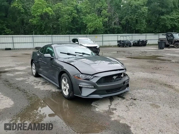 2018 Ford Mustang EcoBoost with VIN 1FA6P8TH3J5118883, listed as a Copart auction lot 54598145 with 64,231 mi miles and Salvage title. Bid and sale history available at DreamBid. Image 13.