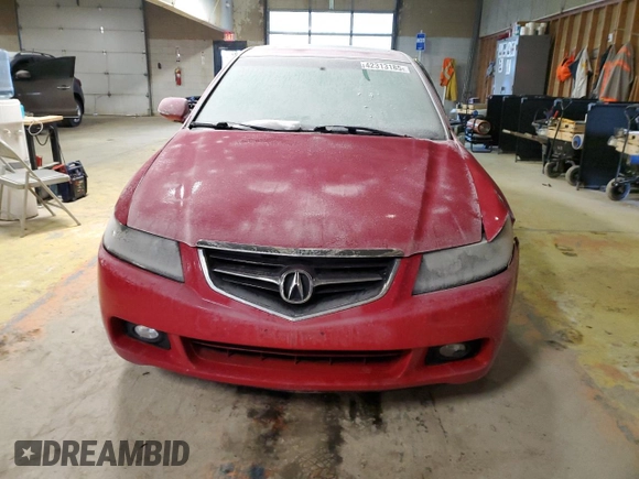 2004 Acura TSX w/Navigation with VIN JH4CL96994C003450, listed as a Copart auction lot 42313185 with 216,477 mi miles and Salvage Title. Bid and sale history available at carsss.com. Image 5.