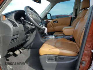 2018 Nissan Armada Platinum with VIN JN8AY2NF4J9330585, listed as a Copart auction lot 50586105 with 64,496 mi miles and Salvage Title. Bid and sale history available at carsss.com. Image 7.