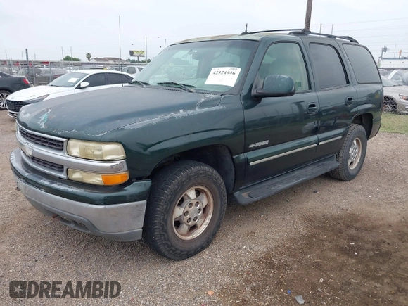 2002 Chevrolet Tahoe LT z VIN 1GNEC13ZX2R279380, wystawiony jako IAAI lot #42324646 z przebiegiem 188 781 mil mil oraz . Historia ofert i sprzedaży dostępna na DreamBid. Obrazek 2.