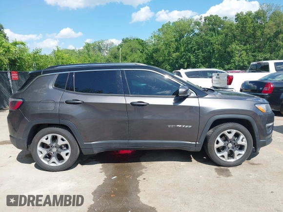 2020 Jeep Compass Limited with VIN 3C4NJCCBXLT114497, listed as a IAAI auction lot 42255213 with 126,059 mi miles and . Bid and sale history available at DreamBid. Image 13.