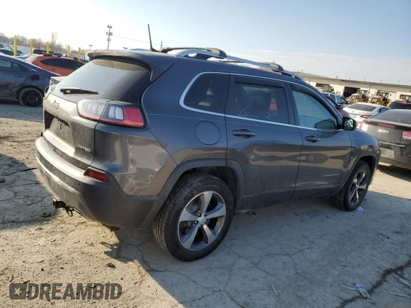 2019 Jeep Cherokee Limited with VIN 1C4PJMDX0KD294277, listed as a Copart auction lot 47136175 with 98,319 mi miles and Salvage Title. Bid and sale history available at carsss.com. Image 3.